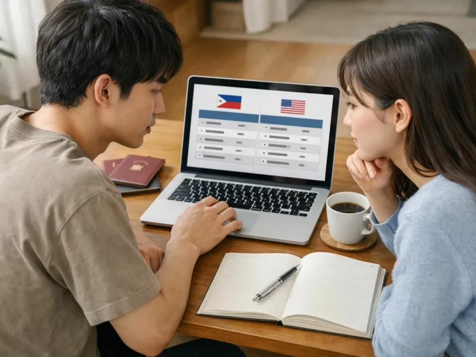 フィリピン留学 vs 欧米留学を比較